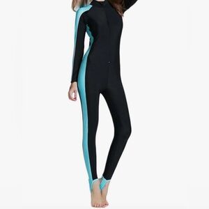 Women Swimsuit Design One Piece Long-Sleeve Surfing Suit